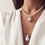 Baroque Pearl 15-16mm Necklace for Women