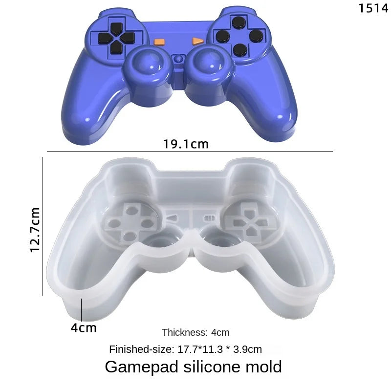 Irregular Shape Game Handle Silicone Mold Epoxy Resin