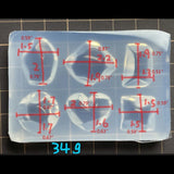 Irregular-shaped Earring Combination Earring Mold