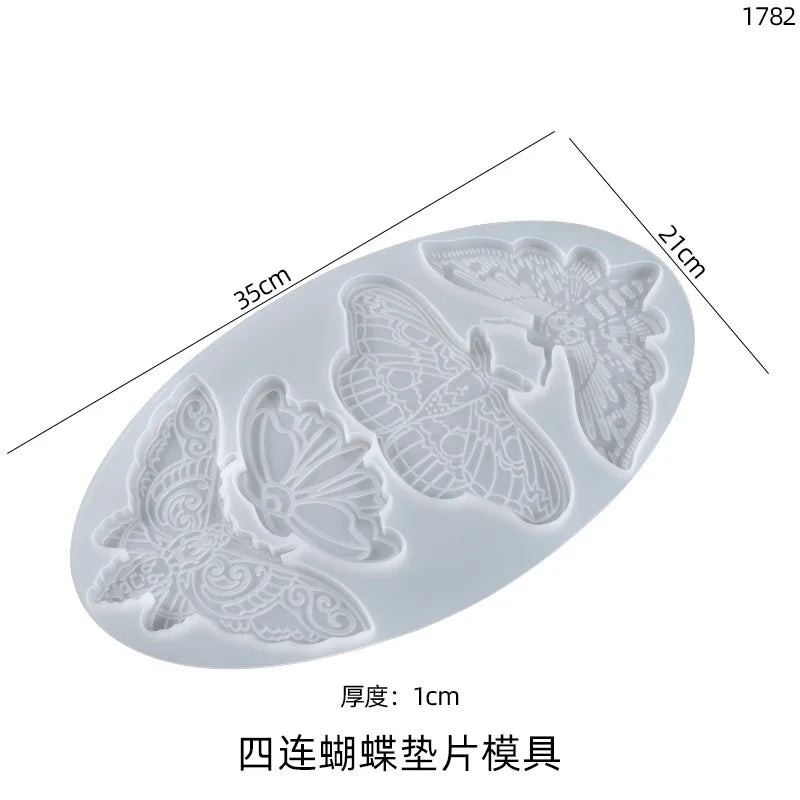 Butterfly Silicone Mold for Cup and Pot Pad Decoration
