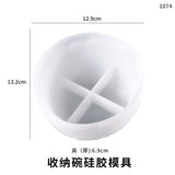 Silicone Mold Epoxy Resin Fruit Nut Tray Storage Bowl Handicraft Ornaments
