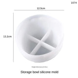 Silicone Mold Epoxy Resin Fruit Nut Tray Storage Bowl Handicraft Ornaments