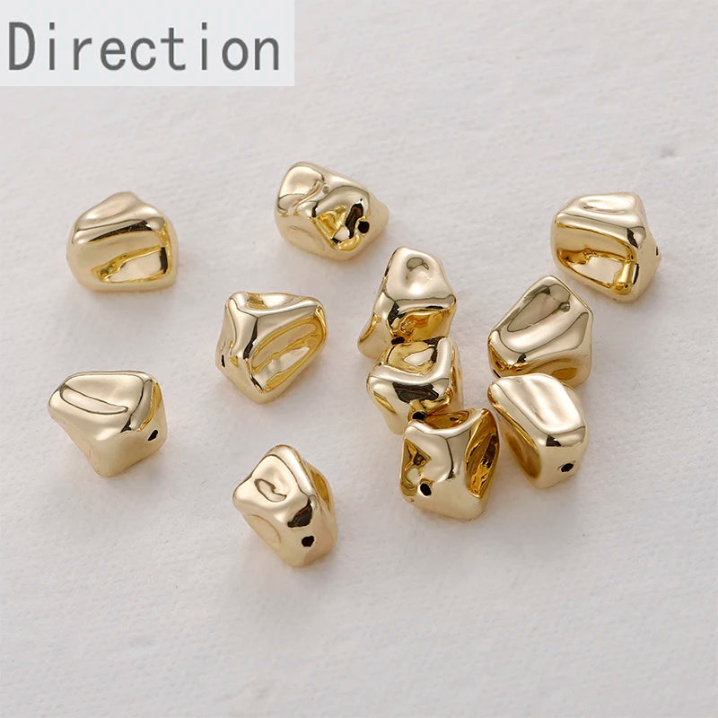 Resin Retention Electroplating DIY K Beaded Ear Jewelry