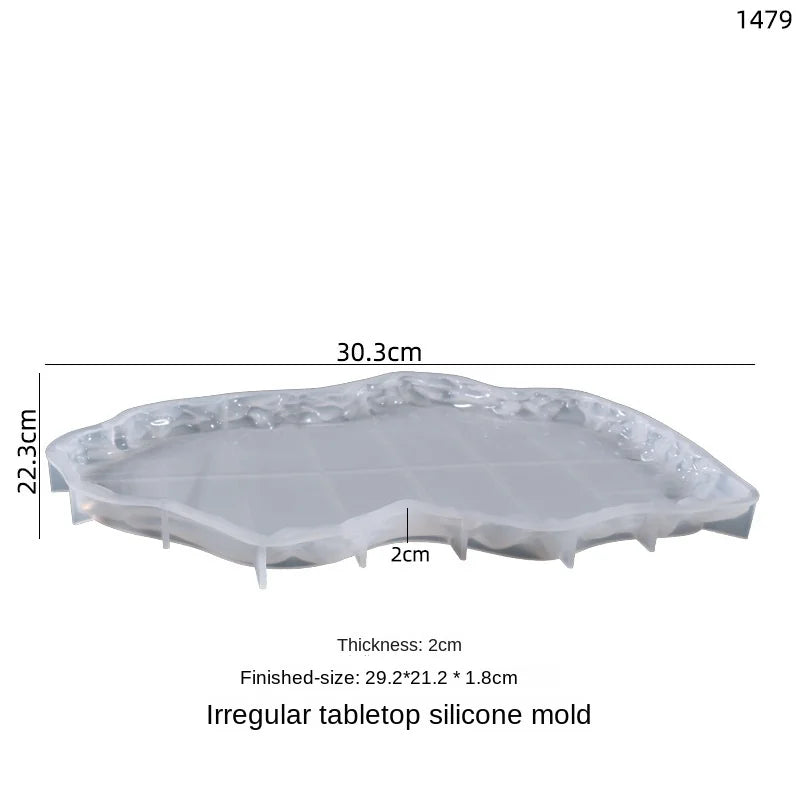 Epoxy Resin Mold for Table Ornaments Storage Tray Crafts