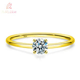 Rabbit 18K Moissanite Diamond Wedding Rings 925 Sterling Silver