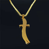 Islam Broadsword Stainless Steel Chain Necklaces Long Necklace Pendant Men Jewel