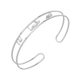 Islam Arabic Letter Name Cuff Bracelet Personalized Adjustable Bangle