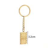 Islam Muslim Allah Pendant Keychain Men's Women's Necklace