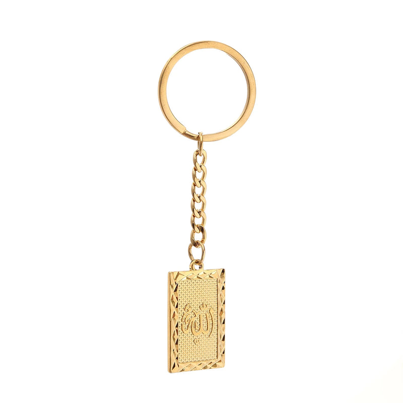 Islam Muslim Allah Pendant Keychain Men's Women's Necklace
