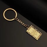 Islam Muslim Allah Pendant Keychain Men's Women's Necklace