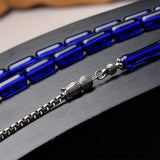 Islam Tasbih Amber Misbaha Cylinder 8*16mm 33 Prayer Beads Sibha Silver Tassel