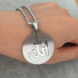 Islam Muslim Allah Stainless Steel Pendant Necklace