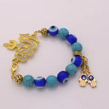 Muslim Baby Bracelets Evil Eye Hamsa Hand of Fatima Protection