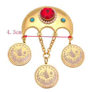 Islam Muslim Arab Coin Turkey Coins Brooch Baby Pin