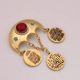 Islamic Allah Baby Brooch Pin for Muslim Kids