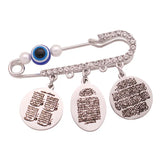 Islam Muslim Quran Four Qul Suras Baby Brooch Pin
