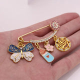 Prophet Muhammad's House Pin - Islamic Quran Baby Brooch