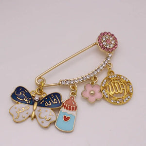 Prophet Muhammad's House Pin - Islamic Quran Baby Brooch