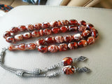 Islamic 33 amber prayer beads Rosary Muslim tasbih masbaha misbaha tespeeh