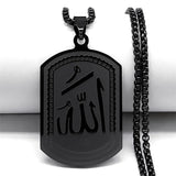 Islamic Arab Allah God Necklace Stainless Steel Arabic Jewelry