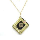 Islamic Necklace for Mom Wife Vintage Necklace Surah Muslim Quran