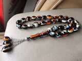 Islamic Amber Prayer Beads Rosary Muslim Tasbih Masbaha Misbaha Ramadan