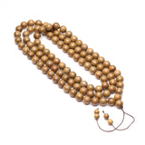 Islamic Muslim Rosary Sandalwood Beads Prayer Bracelet 12mm 99 beads Necklace