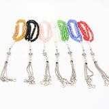 Islamic Muslim Prayer Beads Glass Crystal Tasbih Misbaha Faceted Glass Bead