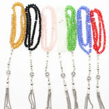 Islamic Muslim Prayer Beads Glass Crystal Tasbih Misbaha Faceted Glass Bead