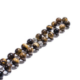 Muslim Tasbih 10mm Stone Knot Rosary 33 Beads Metal Tassel
