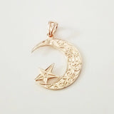 Islamic Allah Necklace Pendant 585 Rose Gold Muslim Jewelry