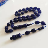 Islamic Prayer Beads Resin Amber Oval 10*14mm 33 pcs Muslim Rosary