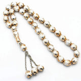 Islamic Prayer Tassel Pendant Lady Beaded Bracelet Muslim 12mm33