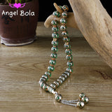Islamic Prayer Tassel Pendant Lady Beaded Bracelet Muslim 14mm33