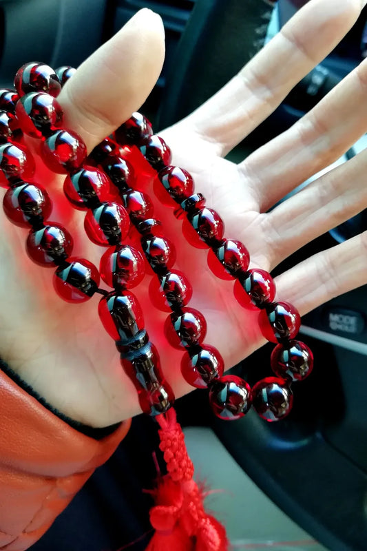 Islamic Amber Resin Prayer Beads Tasbih Tespih
