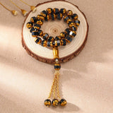 Islamic Rosary Bead Bangle Arabic Jewelry Prayer Beads 10mm 33beads Tasbih Metal