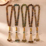 Islamic Rosary Bead Bangle Arabic Jewelry Prayer Beads 10mm 33beads Tasbih Metal