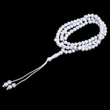 Islamic Rosary Bracelet Tassel Pendant 99 Prayer Beads Unisex Jewelry