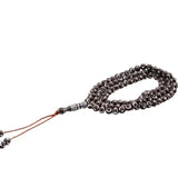 Islamic Rosary Bracelet Tassel Pendant 99 Prayer Beads Unisex Jewelry