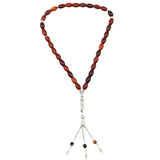 Islamic Tasbih Agate Bracelet 33 Beads Natural Stone Muslim Accessories