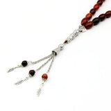 Islamic Tasbih Agate Bracelet 33 Beads Natural Stone Muslim Accessories