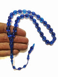 Islamic Tasbih Muslim Rosary Beads 33 Prayer Bracelet, Amber Stone