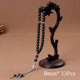 Islamic Tasbih Muslim Rosary Beads 33 Agates Bracelet Men Accessory