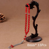 Islamic Tasbih Muslim Rosary Beads 33 Agates Bracelet Men Accessory