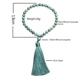 African Turquoise Muslim Prayer Beads for Men and Women
