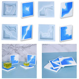 Island Coaster Molds Epoxy Resin Mold Jewelry Accessories Silicone Resin Moulds