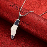 Map Flag Pendant Necklaces For Women Silver Jewelry