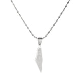 Map Pendant Necklaces Women Silver Jewelry