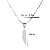 Map Pendant Necklaces Women Silver Jewelry
