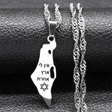 Hexagram Pendant Necklace Stainless Steel Jewish Star of David Chain Jewelry
